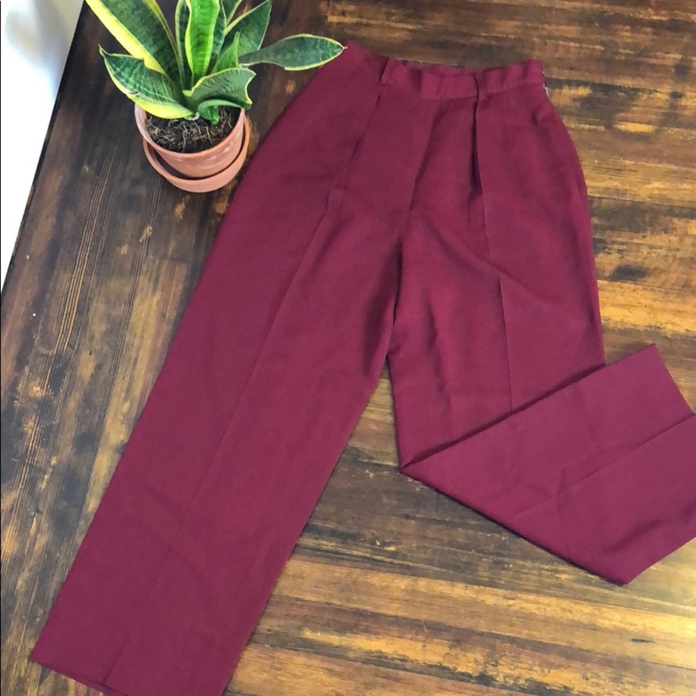 Vintage Pleated Trousers